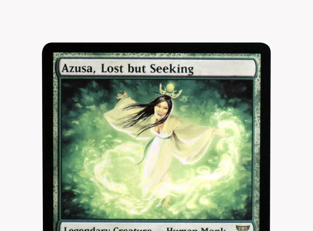 (Azusa، فقدت ولكن تسعى) بطاقات الوكيل السحرية Holo/Foil TCG لعبة جودة الوكيل لوحة تجميع اللعب أوراق التداول الوكيل #4