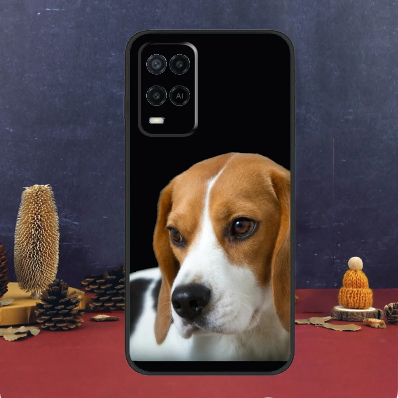 Beagle Dog Case For Oppo A80 A60 A40 A78 A98 A58 A38 A18 A54 A74 A94 A96 A76 A16 A15 A17 A57 A5 A6 Pro