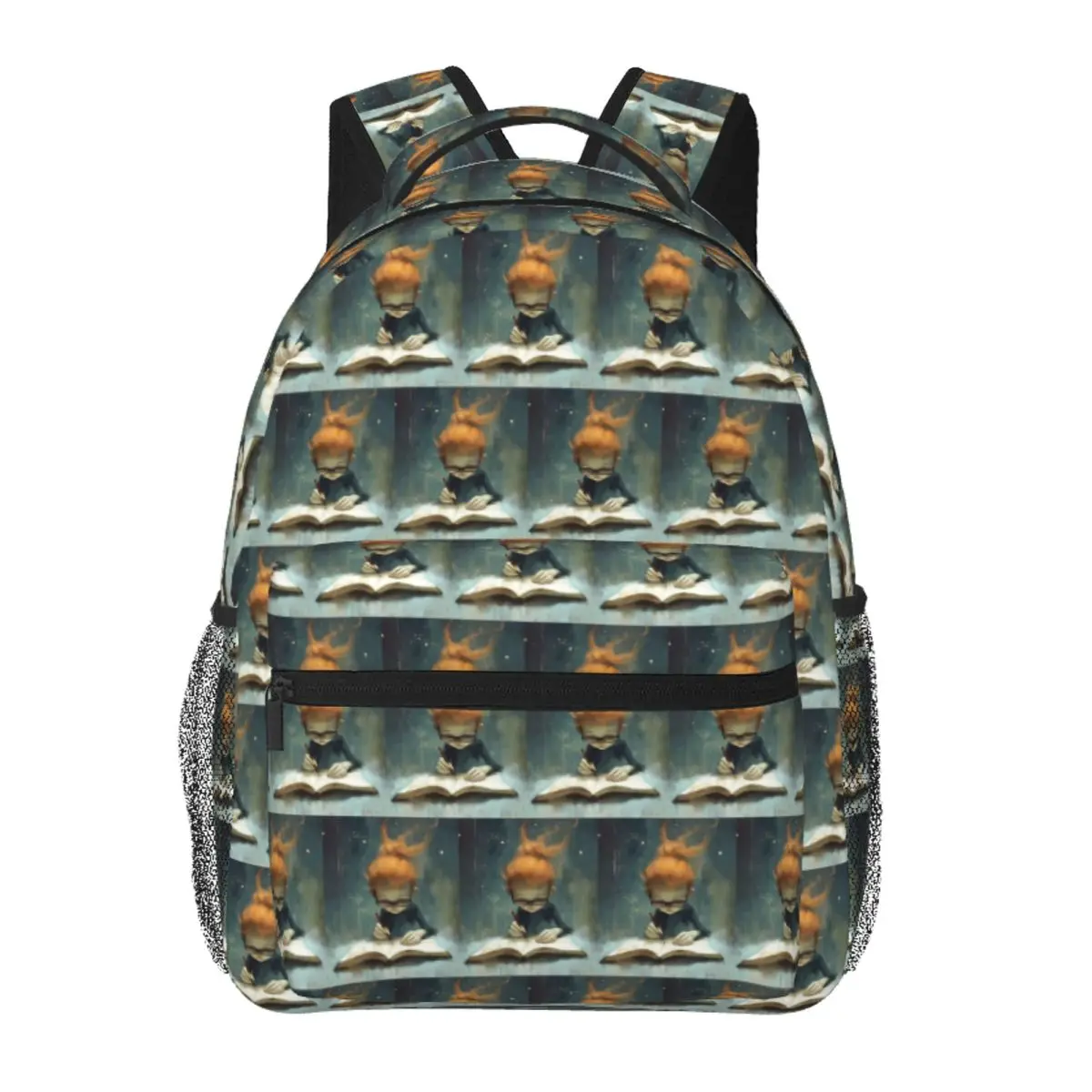 Child Writing In Book Imagination Learning Backpack Boys Girls BookBag Kids School Bag Computer Shoulder Bags for Men Women