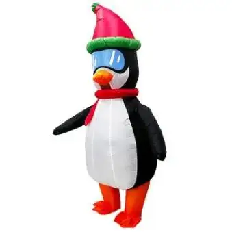 زي البطريق القابل للنفخ للبالغين ، فستان التميمة ، أزياء تنكرية لحفلة الهالوين ، بدلات للرجال والنساء ، الأولاد والبنات