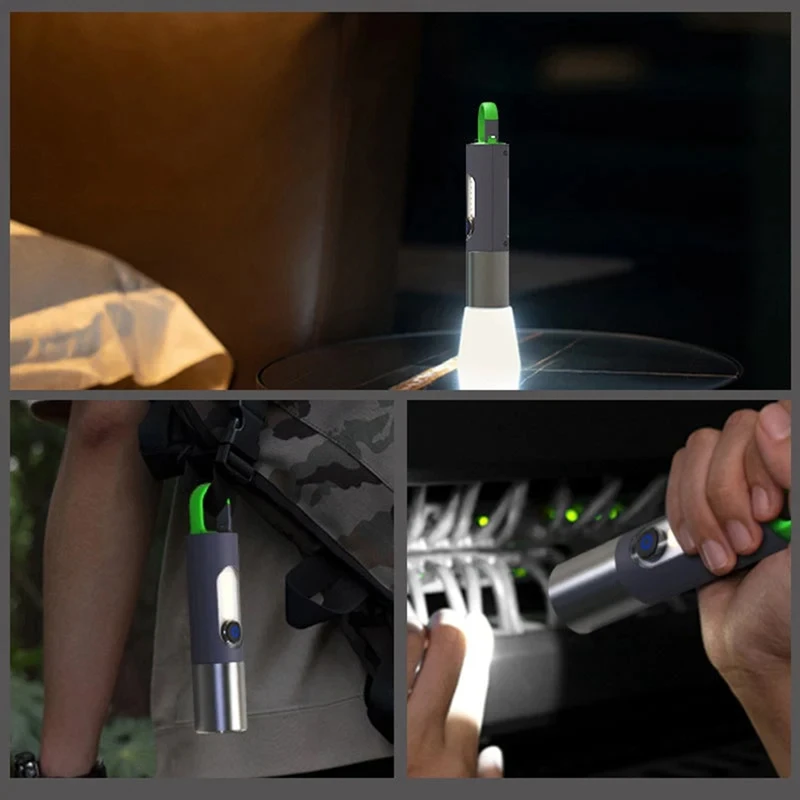 

Zoomable LED Flashlight 4Modes Light Floodlight Suitable For Torch Outdoor Camping