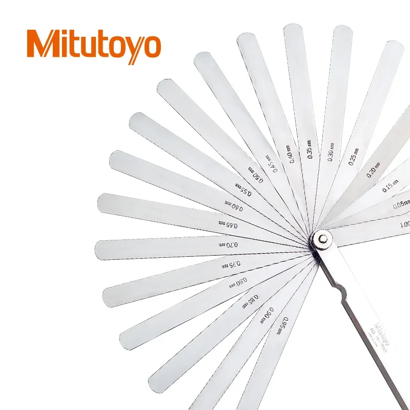 

Mitutoyo Original Thickness Gages With Tapered Leaves Measureing Tool 184-301 302 303S 304 305 306S 307 308 313S