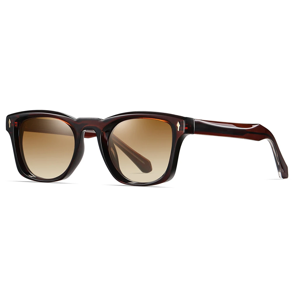 DDDLONG Retro Fashion Square Polarized Sunglasses Women Men Sun Glasses Classic Vintage UV400 Outdoor Shades D533