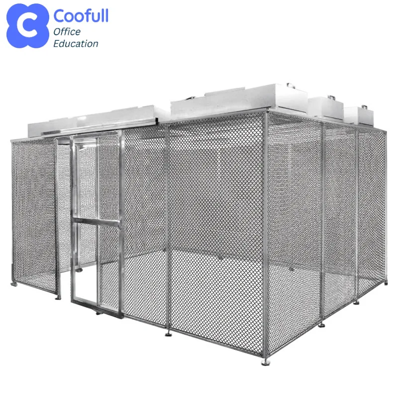 COOFULL purification custom aluminum profile clean shed 100, 1000 ,10,000-level movable stainless steel simple clean room