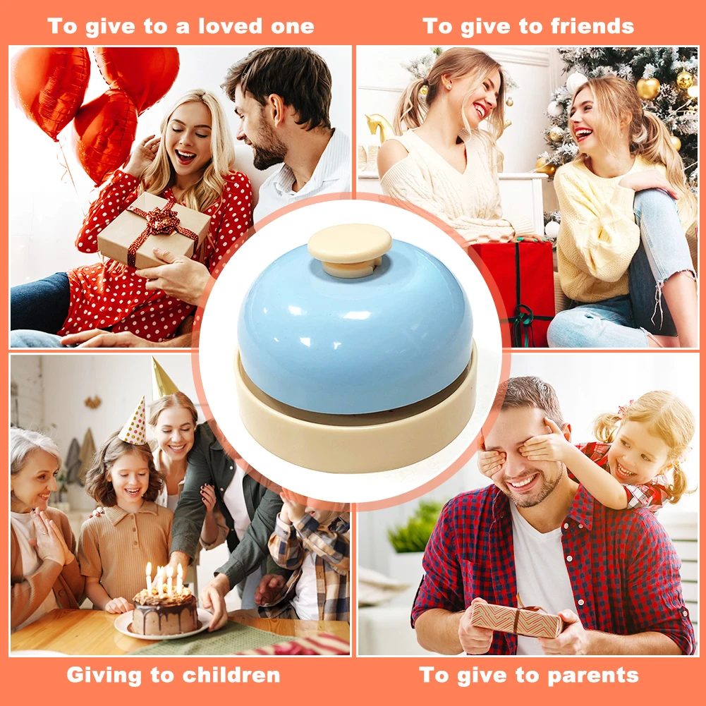 Bar Counter Ringing Single Bell Dining Reception Table Summoning Reception Desk Bell Ring for Restaurant Kitchen Bar