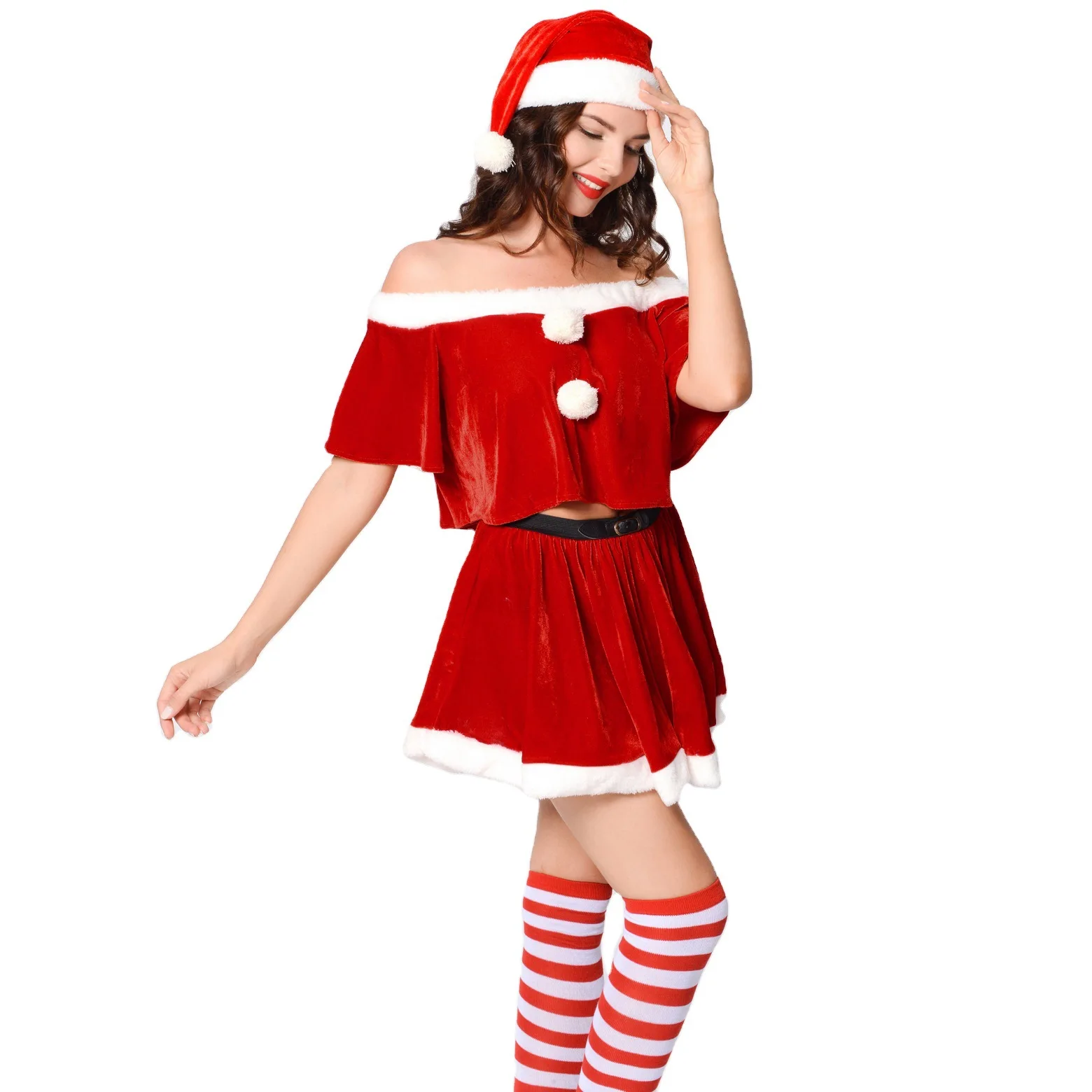 New Christmas Costume Christmas Costume Stage Performance Costume COS New Year Party Christmas Costume