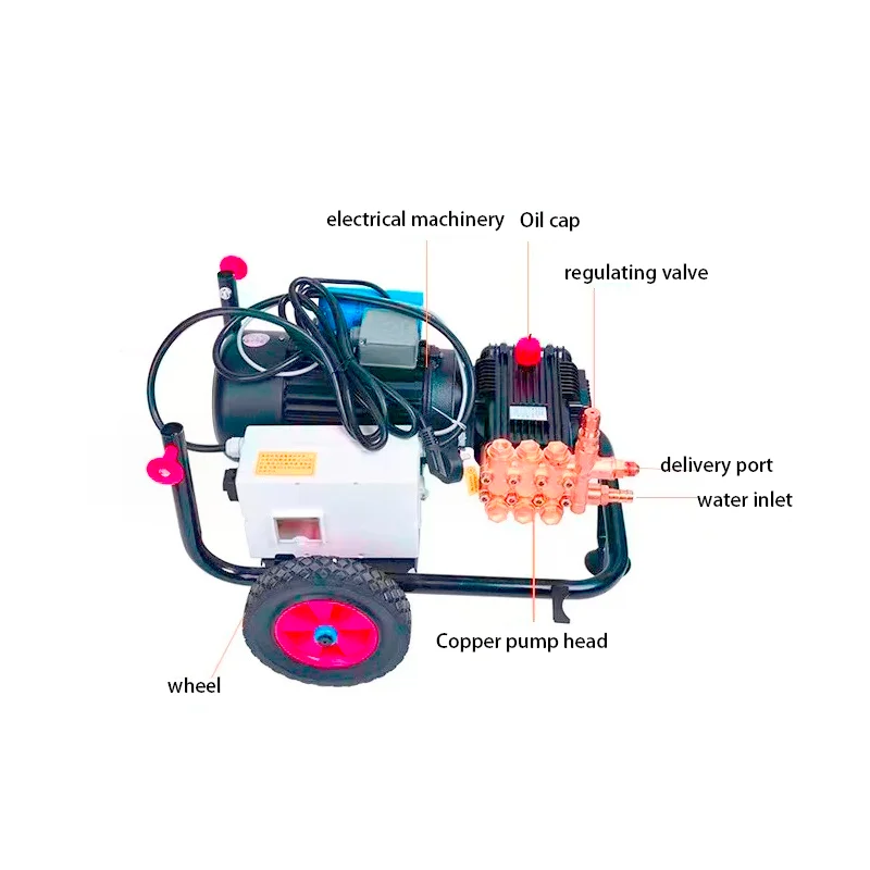 Electric High Pressure Washer for High Flow Commercial Automatic Car Washing Machine Breeding Farm Factory