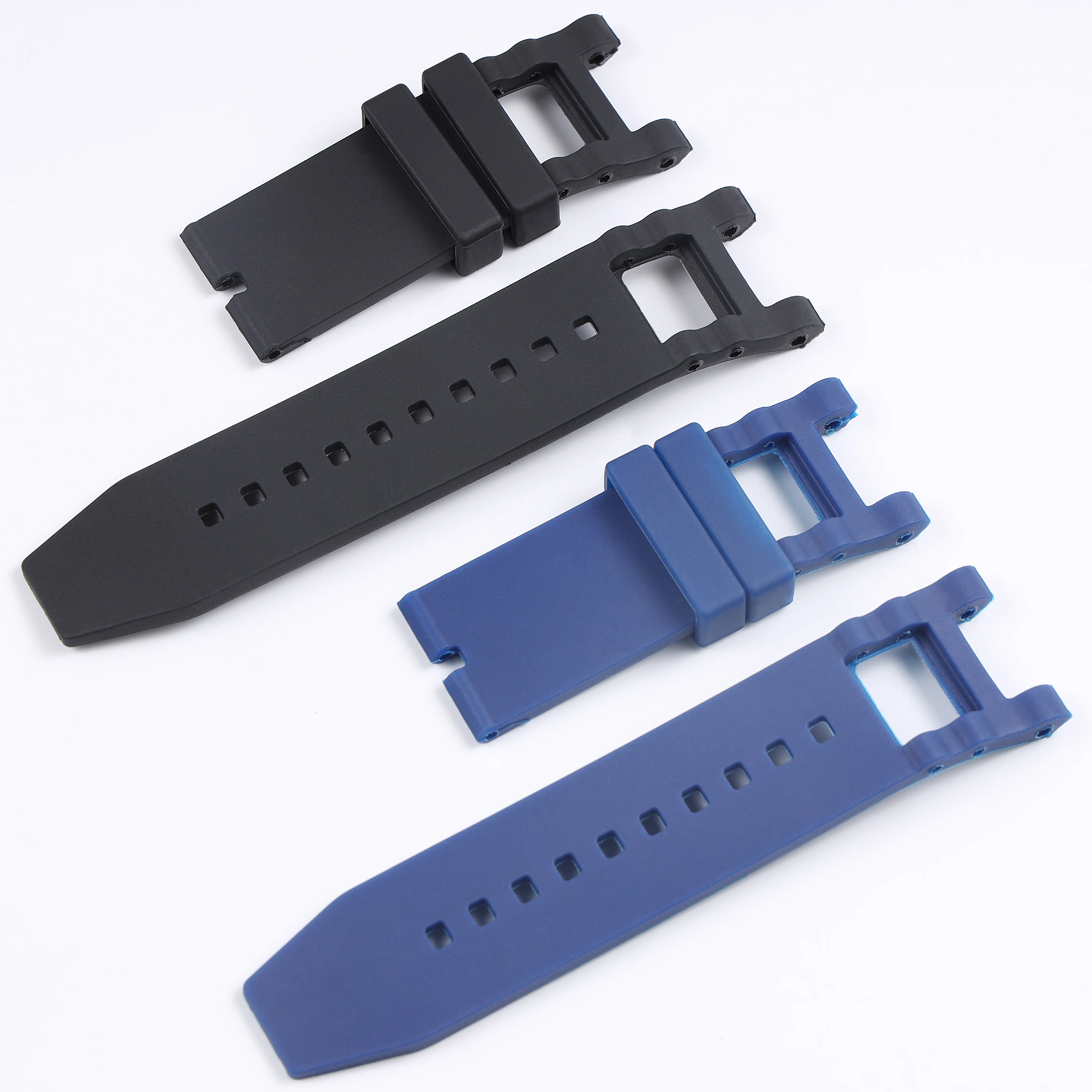 

Black Blue 28mm Silicone Watch Strap Replacement Bracelet for Invicta Subaqua Noma III 50mm watchband Waterproof Belt