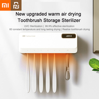 Xiaomi UV Toothbrush Sterilizer Razor Storage Rechargeable Rapid Warm Air Drying Wall-mounted Toothbrush Sterilizer Holder New