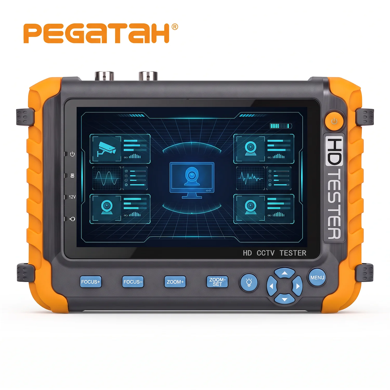 PEGATAH CCTV Tester for IP Camera Security Camera System CCTV Test Monitor IPC Testers