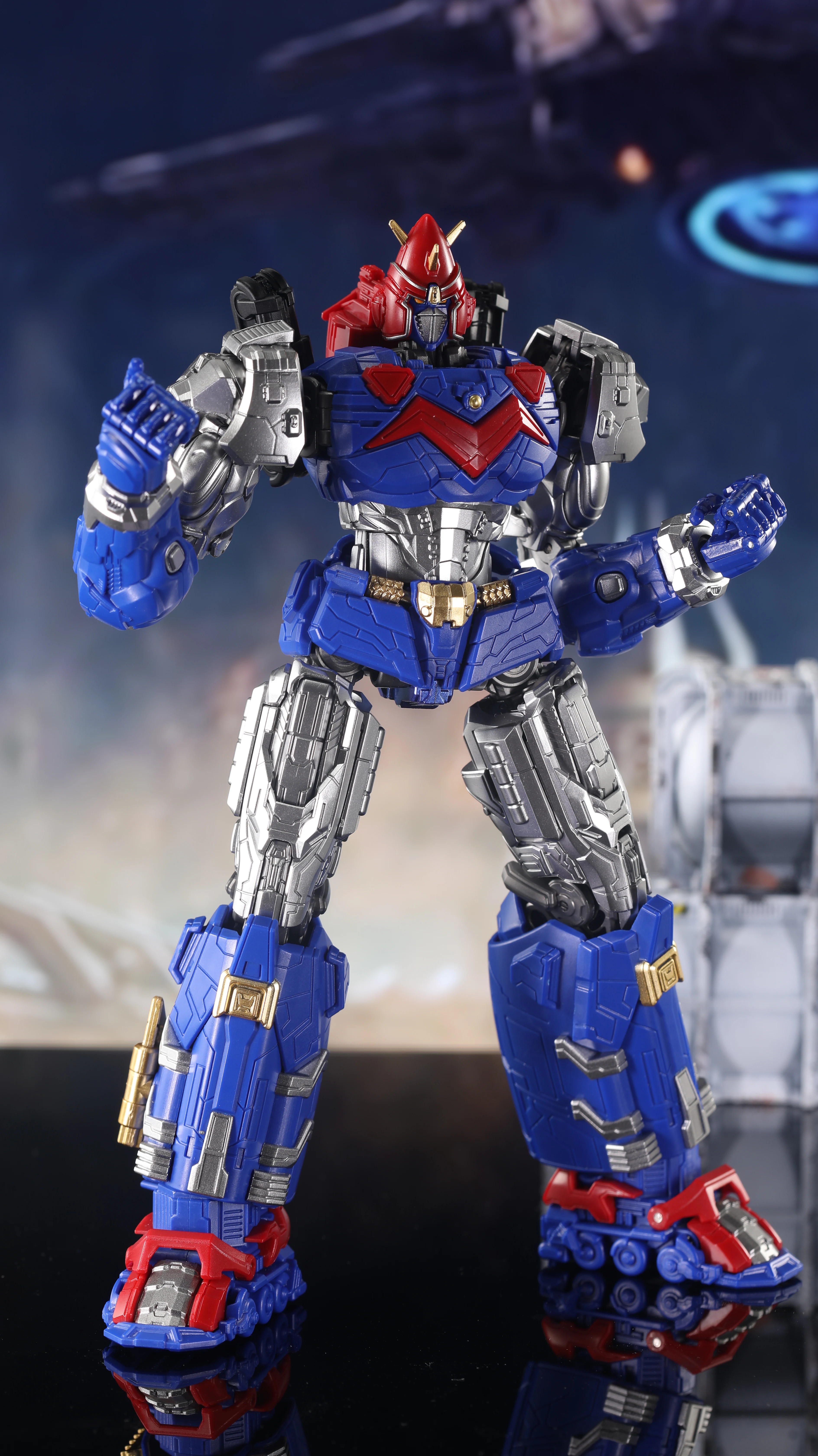 YOLOPARK AMK Serie Voltes V: Legacy Voltes V Mech Modellbausatz - Modellbausatz Actionfiguren Spielzeug – Detail 13