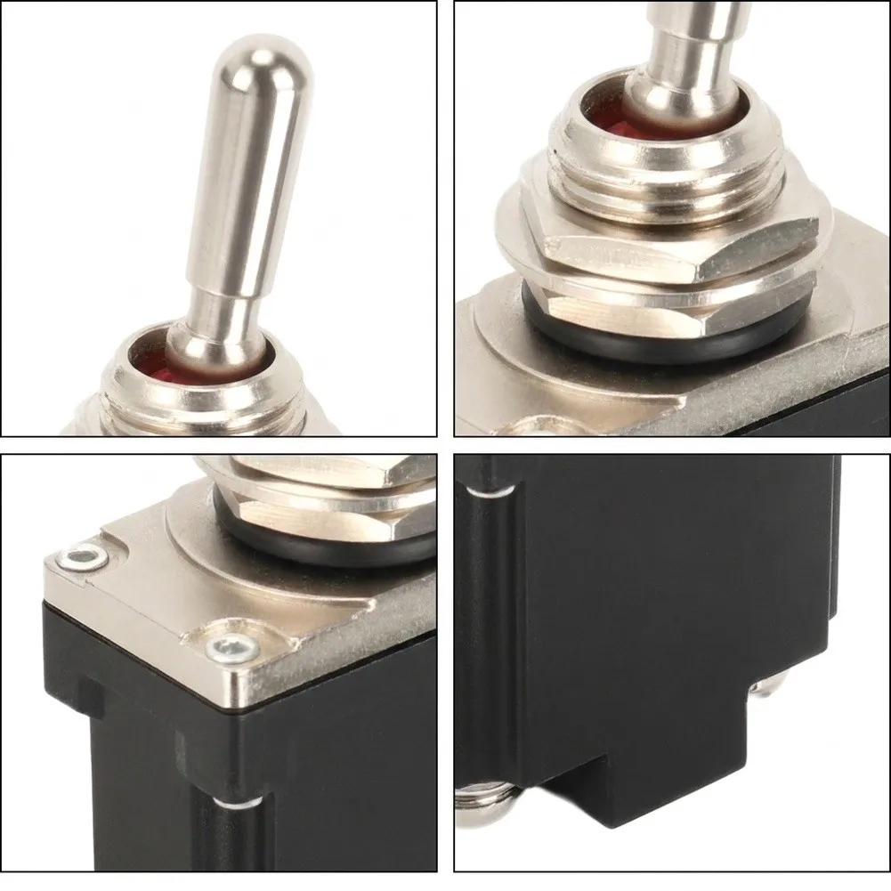 Metal Lever For Toggle Switch IP67 Certified 15A 250VAC 12VDC for Outdoor Lighting HVAC Systems and Industrial Equipment Control