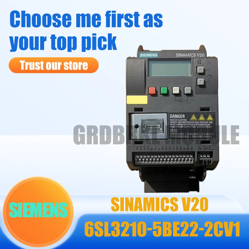 

Brand New Original SIEMENS 6SL3210-5BE22-2CV1 6SL3 210-5BE22-2CV1 Inverter 2.2k V20 380-480 V