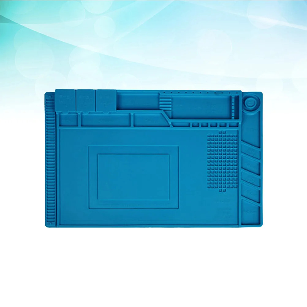 Silicone Anti-Static Repair Mat 160Mm Heat Insulation Non-Slip Soldering Workbench For Mobile Phone Computer Tablet