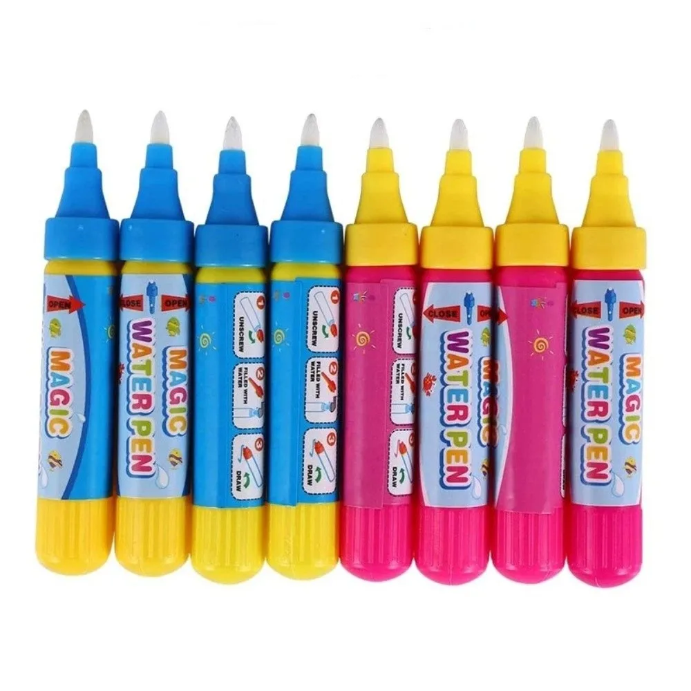 Educational Water-Based Mat Magical Water Drawing Pen Reusable Doodle Play Tool Painting Mat Pen Preschool Learning
