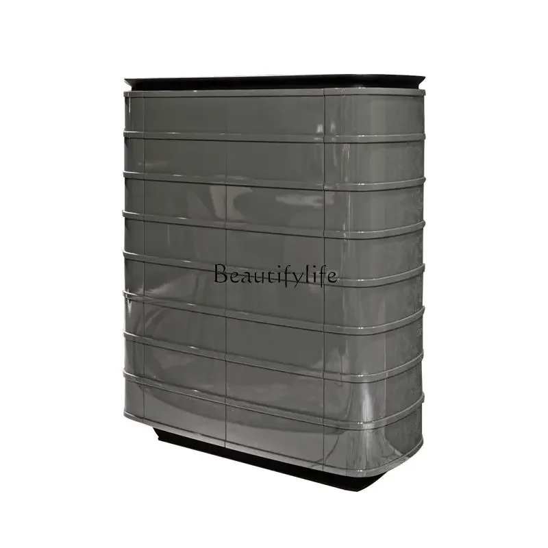 

FG26*Light luxury dining side cabinet luxury restaurant floor simple modern Italian designer double door vertical cabinet