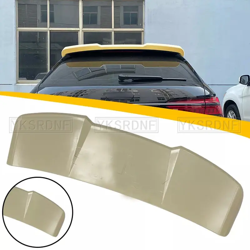 For NEW Audi A6 Avant C8 2019-2022 A6 Allroad Spoiler ABS Car Trunk Lip Wings Tail Spoiler A6 Accessories Dedicated Decoration