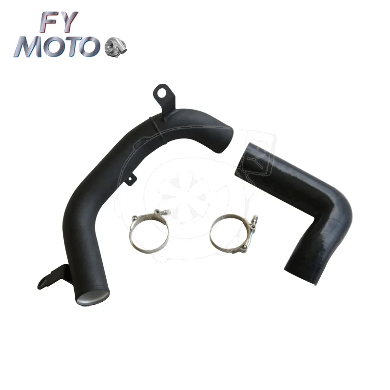

IS38 Turbo Discharge Pipe for Audi/VW MQB/MK7 Without Muffler Black