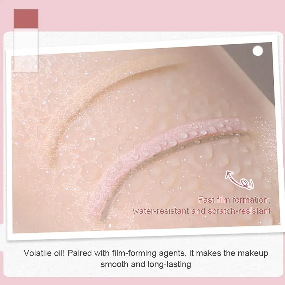 La penna per baco da seta sdraiata a doppia estremità illumina naturalmente le ombre marrone beige sotto gli occhi evidenziatore contorno illumina la penna