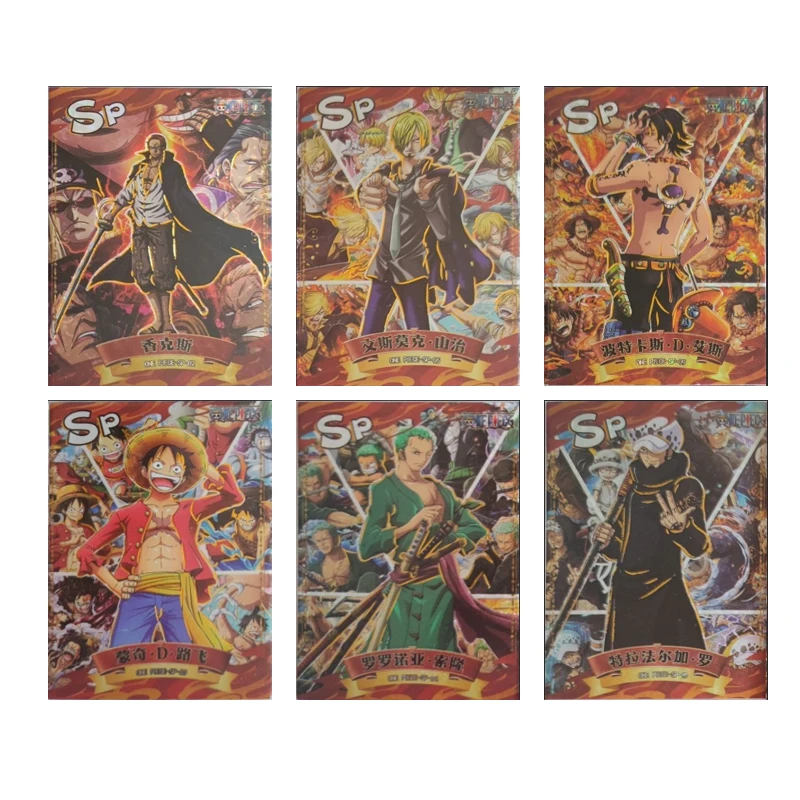 

One Piece Sp Pg Series Luffy Roronoa Zoro Anime Characters Collection Flash Card Puzzle Card Cartoon Toys Christmas Gift