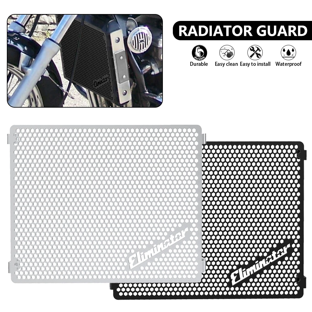 Motorcycle Radiator Guard Grille Cover Protection  For Kawasaki Z L400 ZL400 ELIMINATOR 1985-1995 ZL600 ZL 600 1986-1997 1996