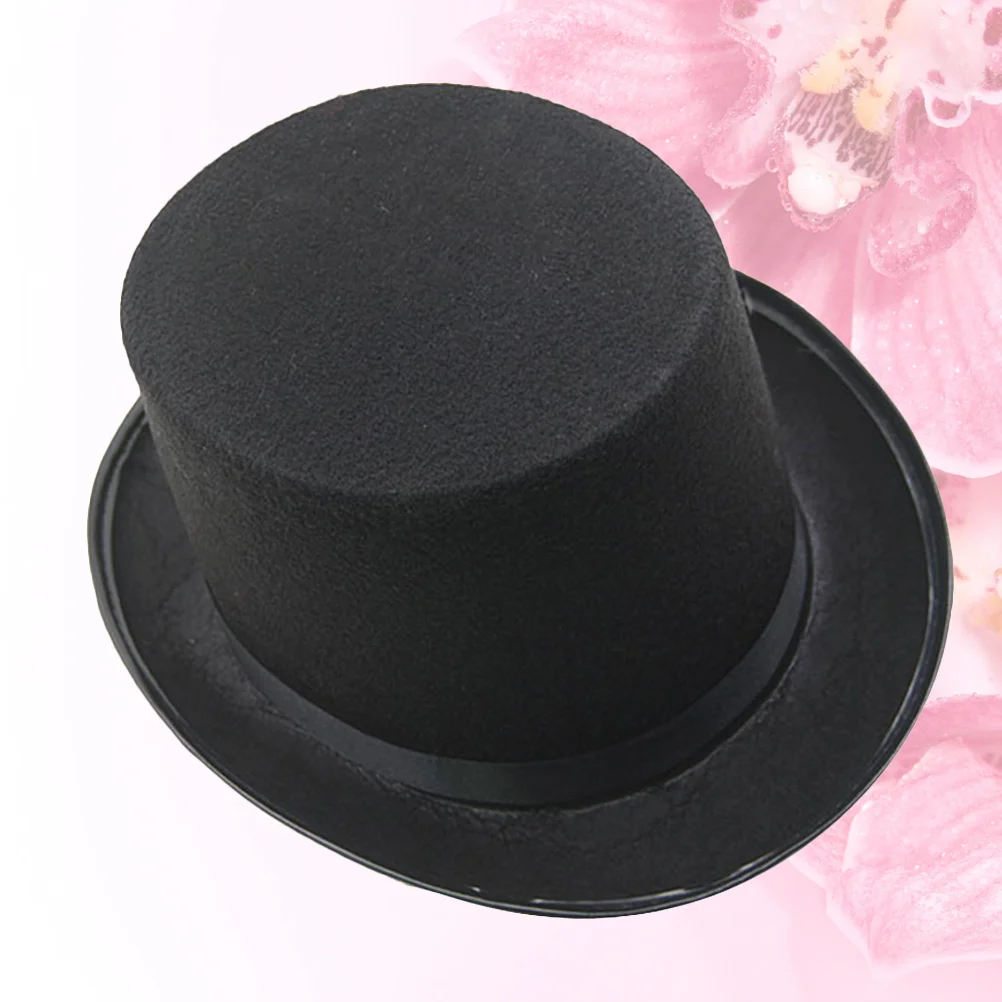 2pcs Hat for Children S + L Size Magician Costume Hat Bowler Hat Hat Dress Up Costume Accessory for Magician Carnival