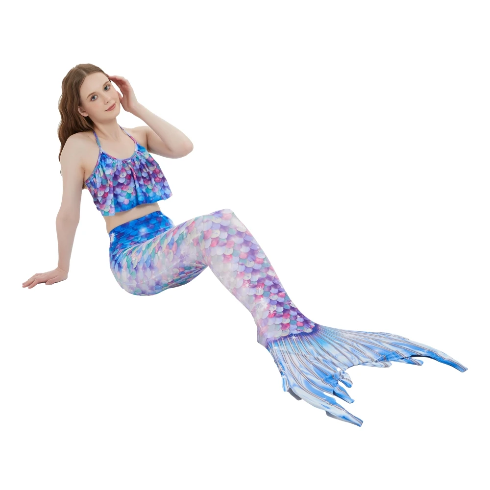 Traje de baño de cola de sirena para mujer adulta, traje de baño de sirena, vestido de fiesta, Cosplay de verano