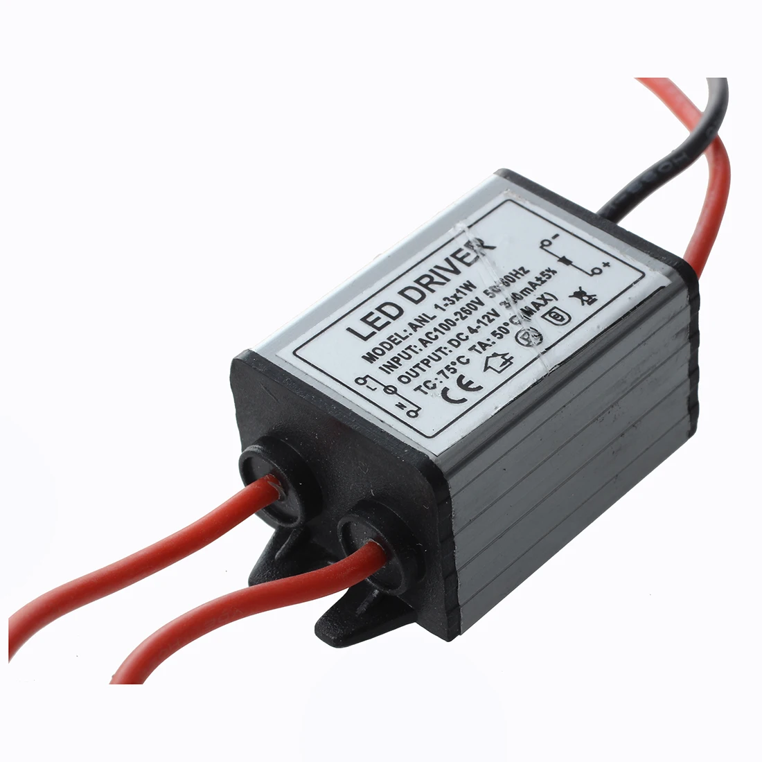 Lâmpada LED Driver Transformador Elétrico, 3W, 85V - 265V