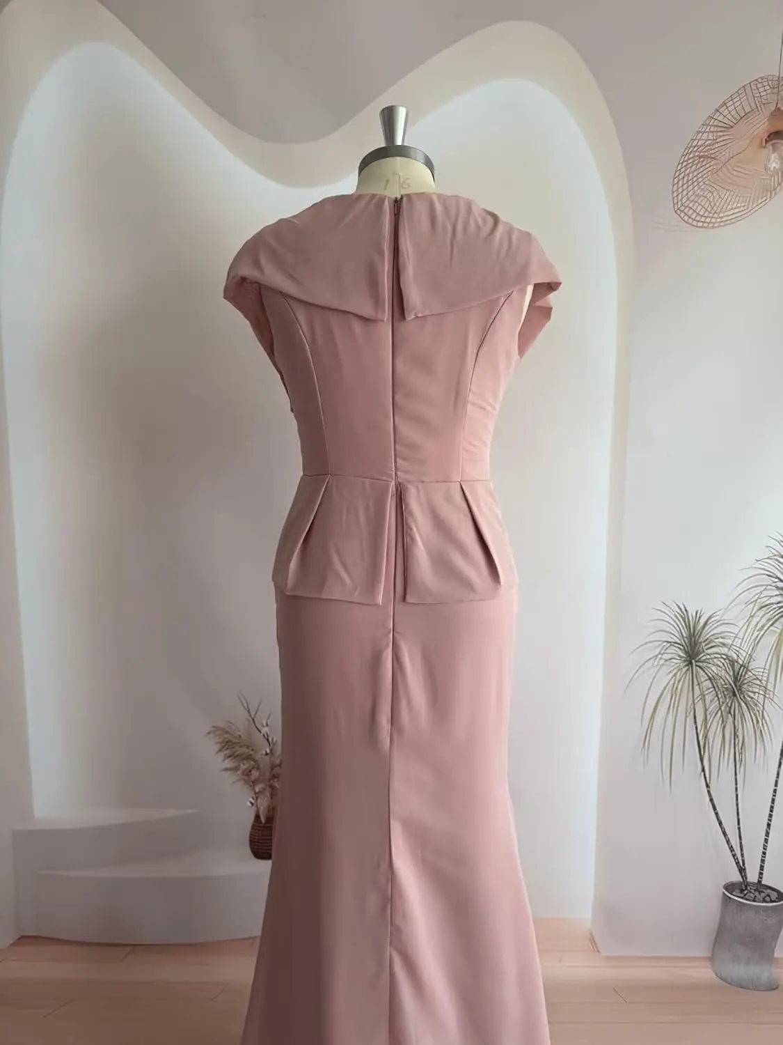 فساتين أم العروس برقبة على شكل حرف V أنيقة لحفلات السهرة الرسمية للنساء فستان ضيوف الزفاف