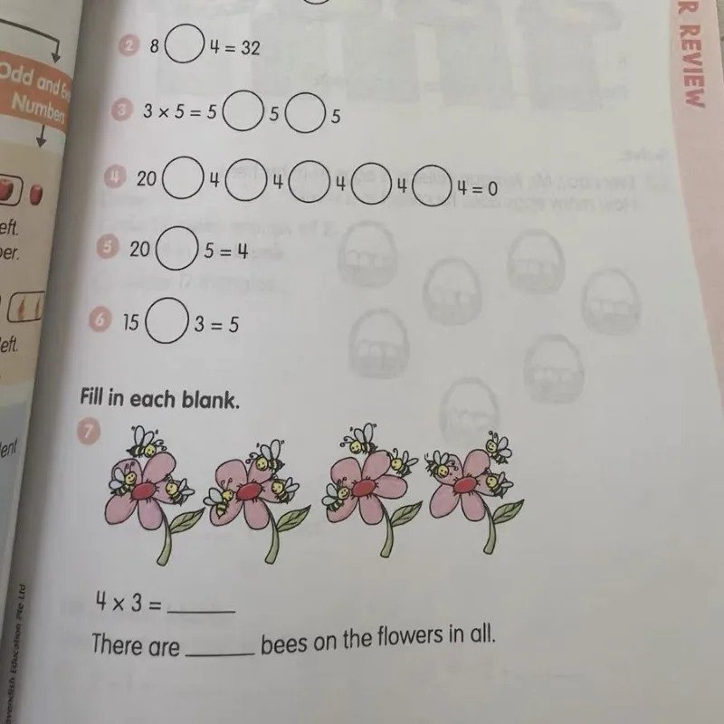 2 Books Set Math in Focus KA-5B Singapore Math Textbook and Exercise Book English Original Math Learning Books for Teenagers