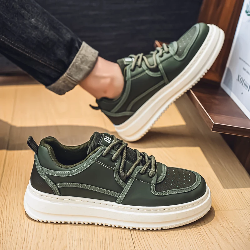 

DAWSRi Стильные и универсальные кроссовки минималистичного дизайна, доступны в белом и зеленую для легких повседневных видов