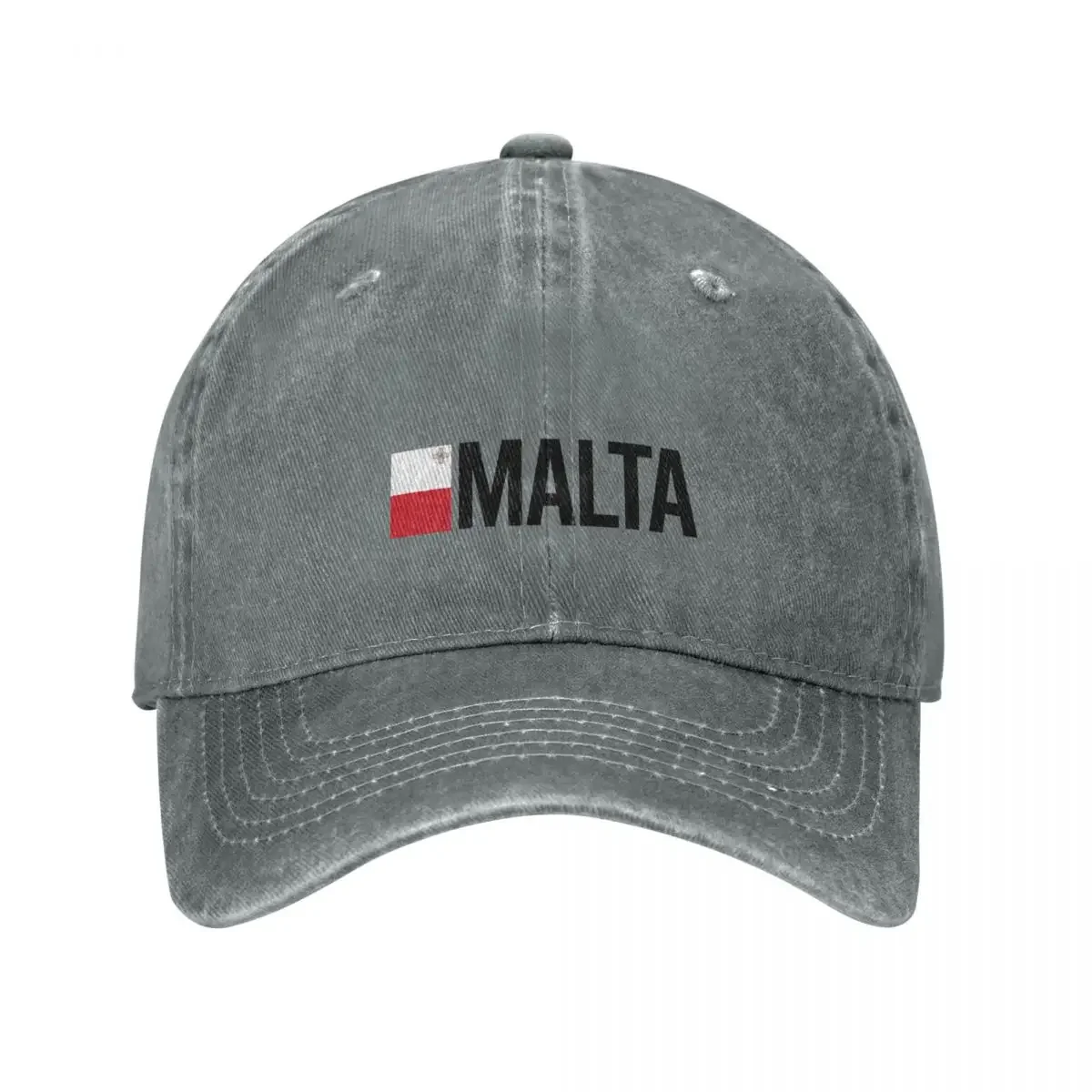 Malta Minimal Design collection Baseball Cap Vintage Streetwear Golf For Girls Men's