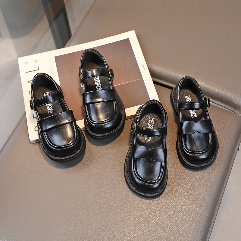 Girls School Mary Jane Shoes 2026 New Summer Toddler Dress Shoes Soft Sole Classic Simple Princess Kids Party Wedding Daily Wear