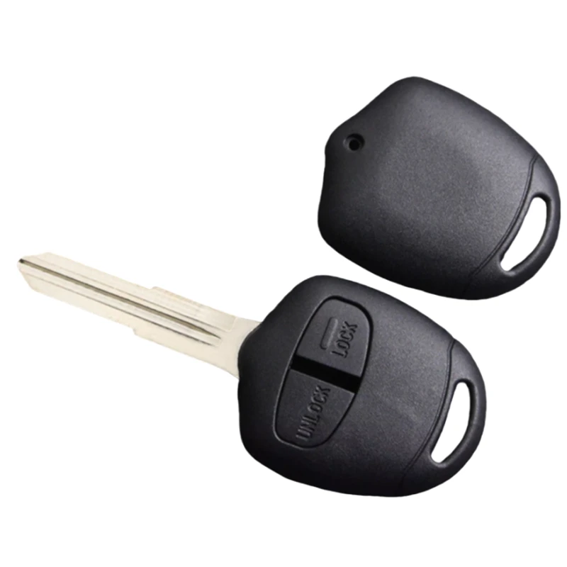 FLYBETTTER OEM 10個入り 2/3ボタン交換用キーケース リモートキーシェル 三菱 トライトン パジェロ アウトランダー ASX ランサー用