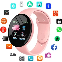 Smart Horloge Voor Kinderen Macaron Kleur Bluetooth Smartwatch Mannen Vrouwen Sport Horloges Fitness Tracker Waterdichte Armband Relógio