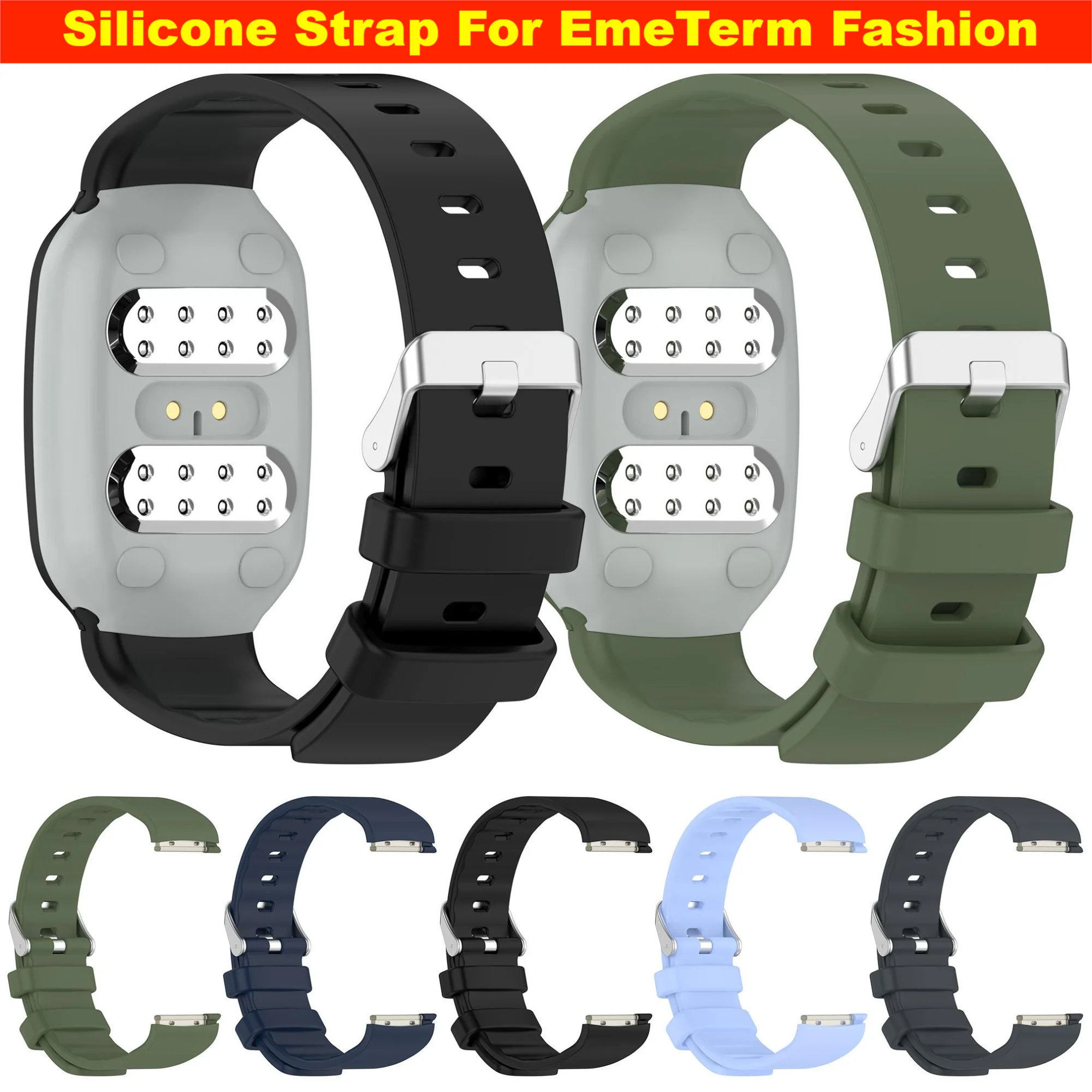 Silicone watch strap For EmeTerm Fashion smart watch replacement watch band for EmeTerm Fashion watch band accessories