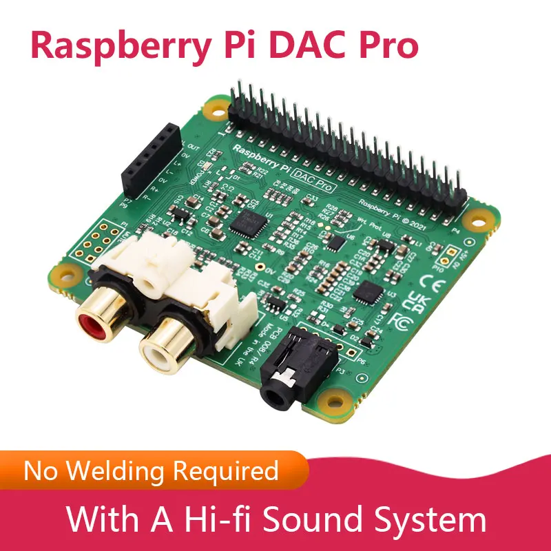 Raspberry Pi DAC+/DAC Pro/DigiAMP+/Codec Zero para Audio Raspberry Pi compatible con todos los modelos Raspberry Pi
