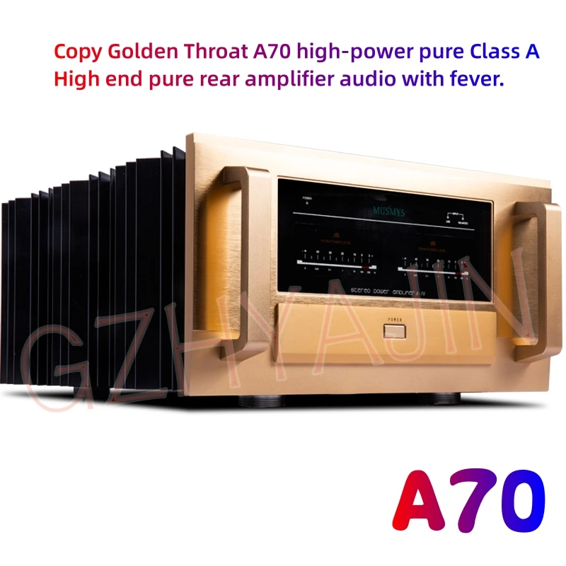 

Copy the high-power pure A-class fever high-end pure rear stage amplifier sound system of the Golden Voice A70.