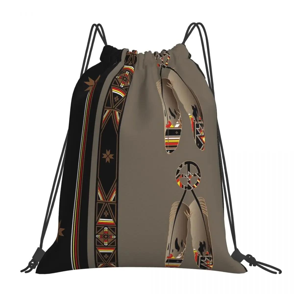 Zaini Lakota Design Borse casual portatili con coulisse Borsa con coulisse Borsa sportiva tascabile BookBag per uomo donna scuola