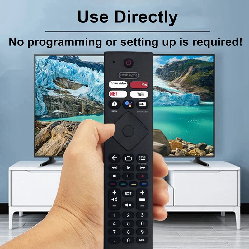 RC4284505/01RP Voice Remote For  Ultra 4K HD LED Smart TV For 43PUS8506/12 50PUS8506/12 55OLED706/12 65OLED707/12