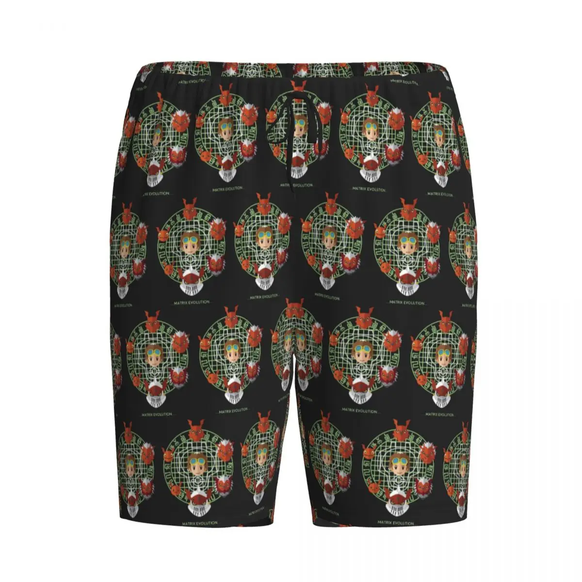 

Мужские пижамные шорты Custom Anime Digimon Gallantmon для сна и отдыха