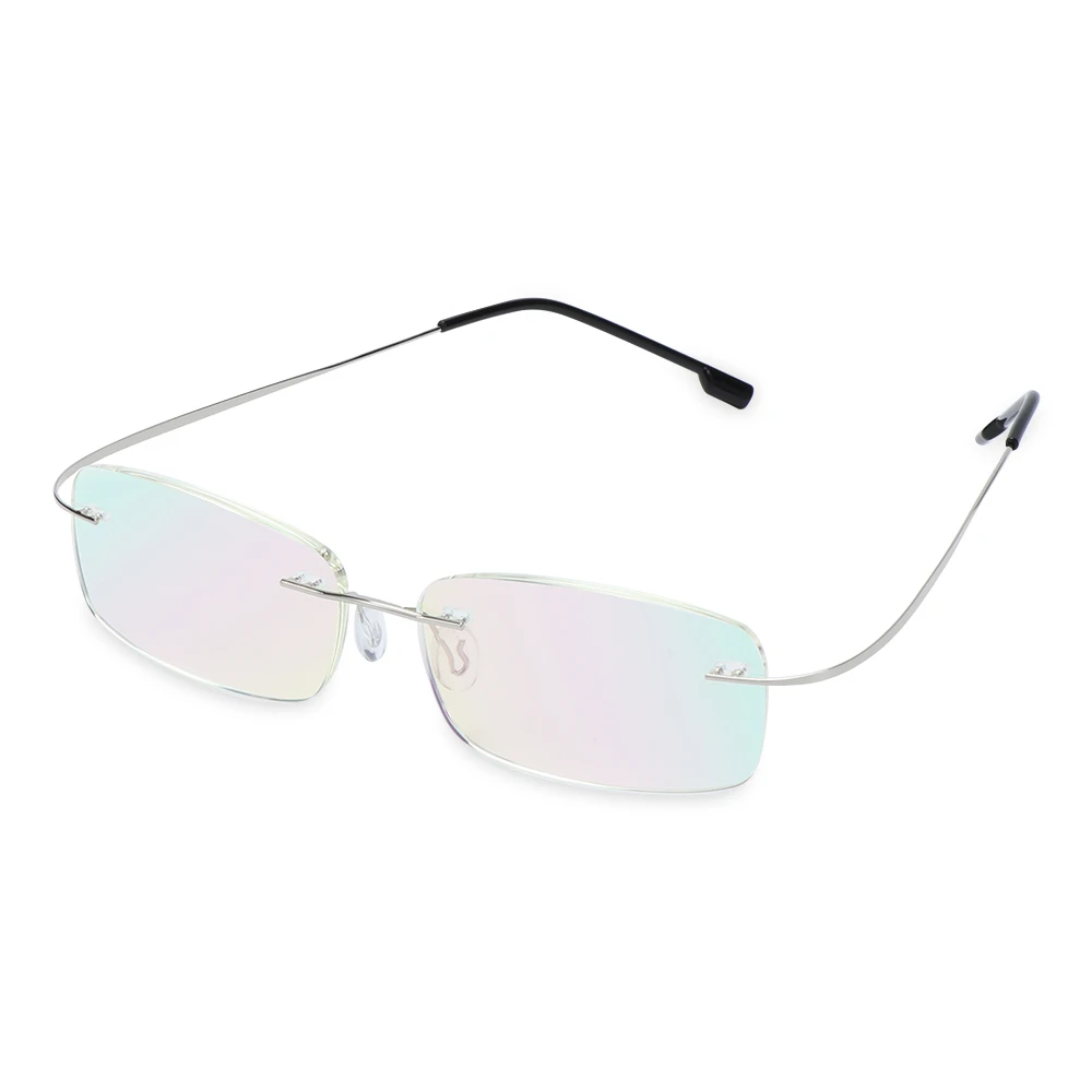 Unisex Rimless Rect…