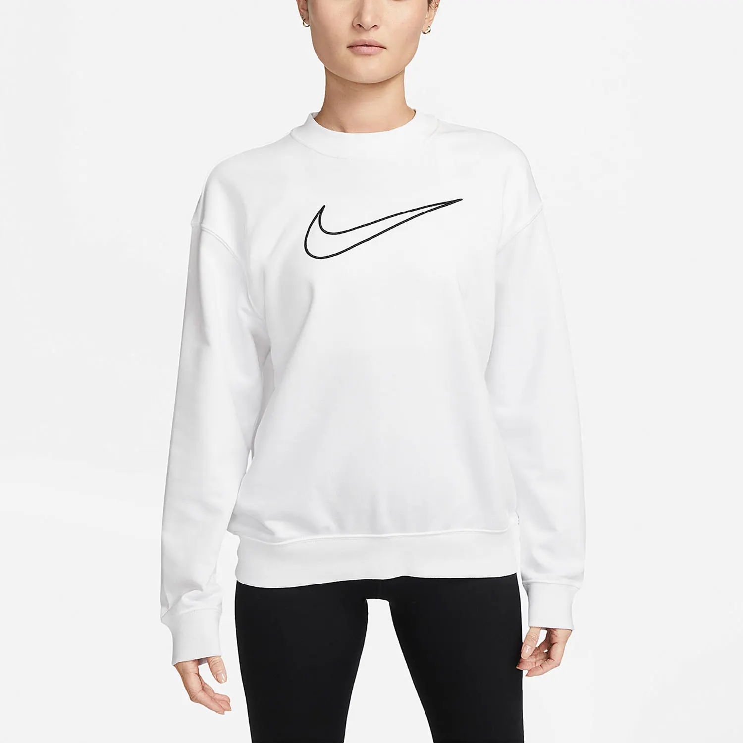 

Оригинальная женская спортивная повседневная толстовка Nike Spring New с круглым вырезом DQ5543-100