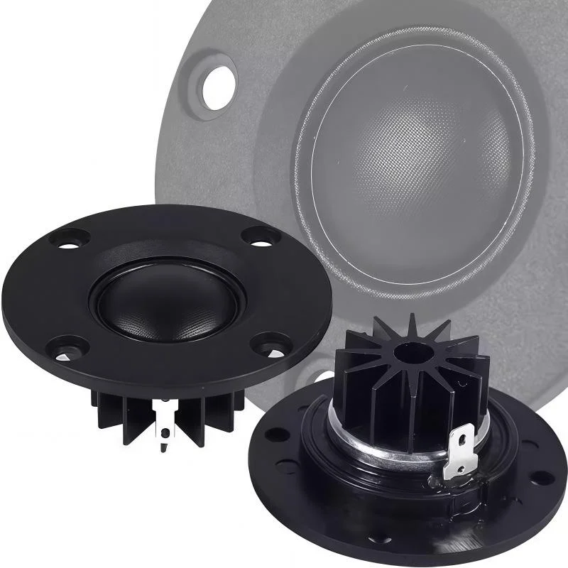 52mm 30W Tweeters Silk Film Titanium Film Dome Tweeter Audio Passive Radiator Aluminum Speaker