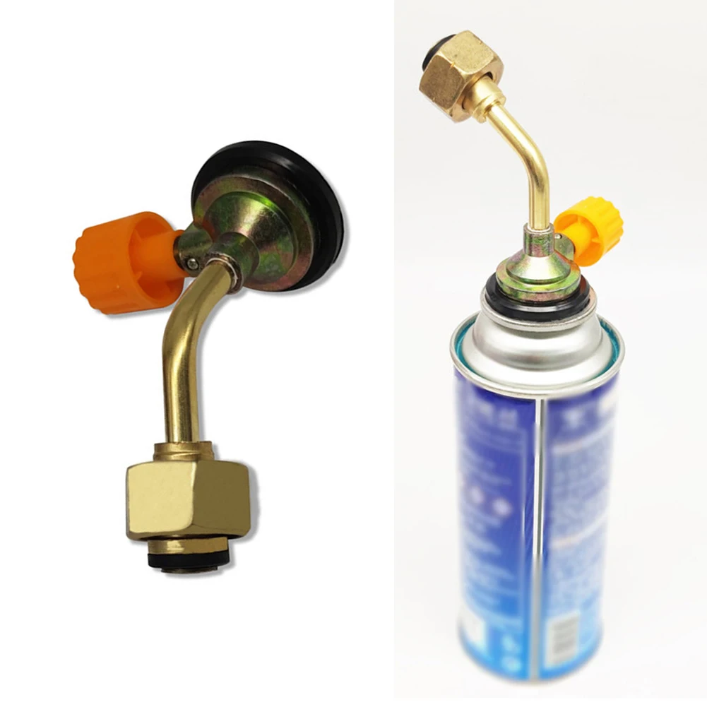 

Butane Cylinder Refill Adapter Portable Camping Stove Accessory For Eastern Europe Copper & Zinc Alloy Camping Supplies