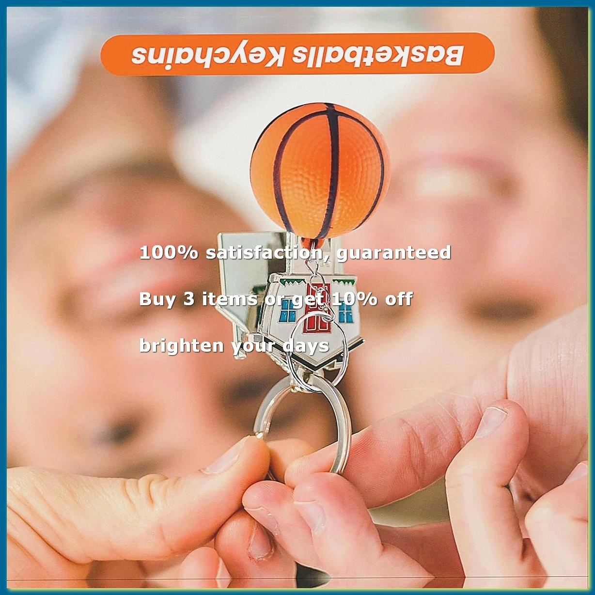 Basketball Stress Ball Keychains 20 Pack for Favors School Carnival Reward Sports Centerpiece