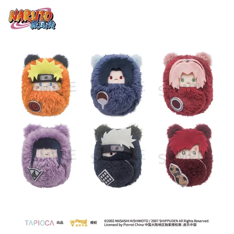 Naruto Sasuke Sakura Palm Zoo Plush Dumpling Dolls Anime Merchandise Palm Zoo Swaddle Plush Dolls Holiday Gifts Plush Charm