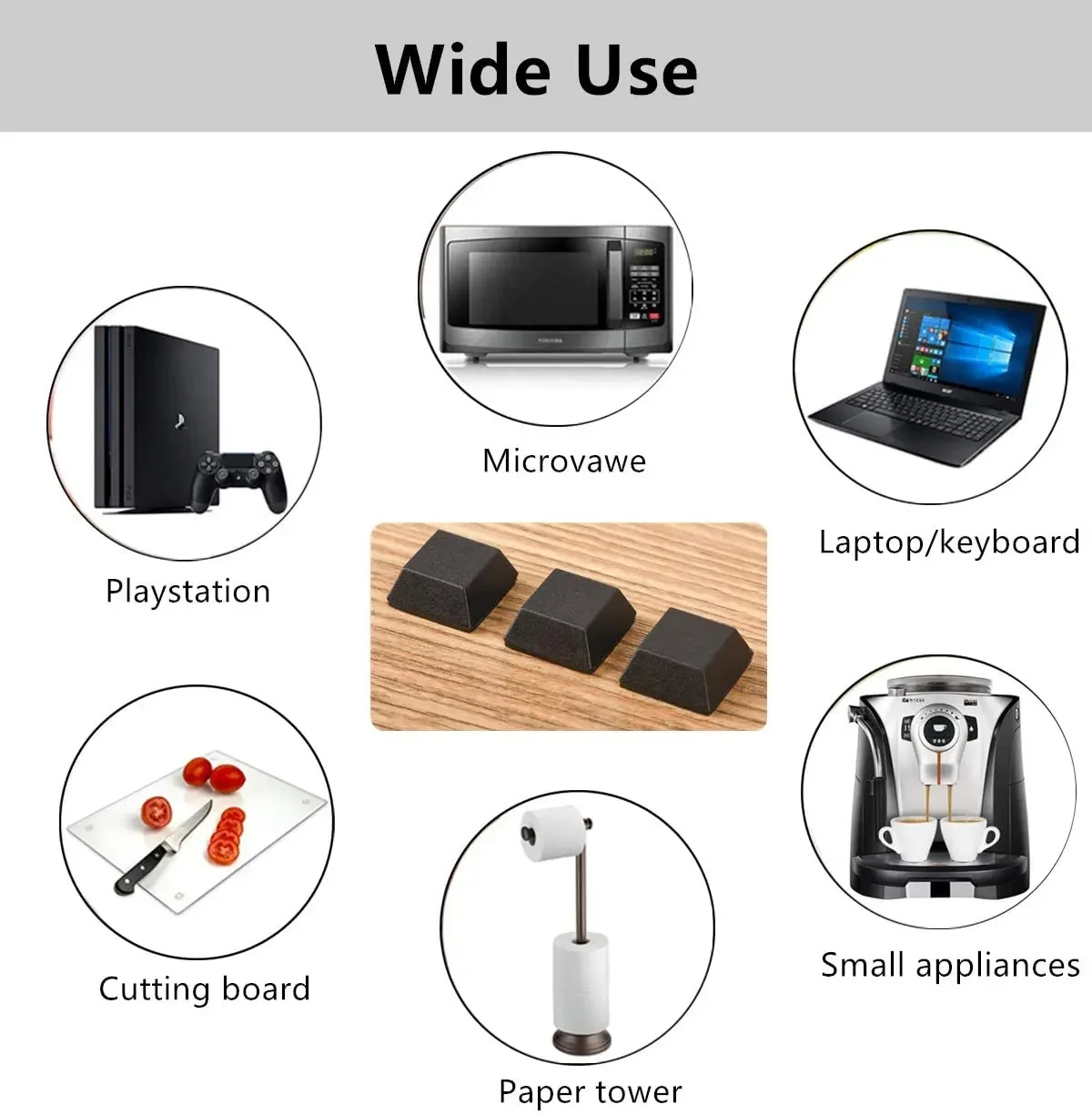 12 قطعة مربع ذاتية اللصق عصا الوفير وسادة قواعد مطاطية طويلة للإلكترونيات الزجاج المتكلم أجهزة الكمبيوتر المحمول الأثاث الكمبيوتر