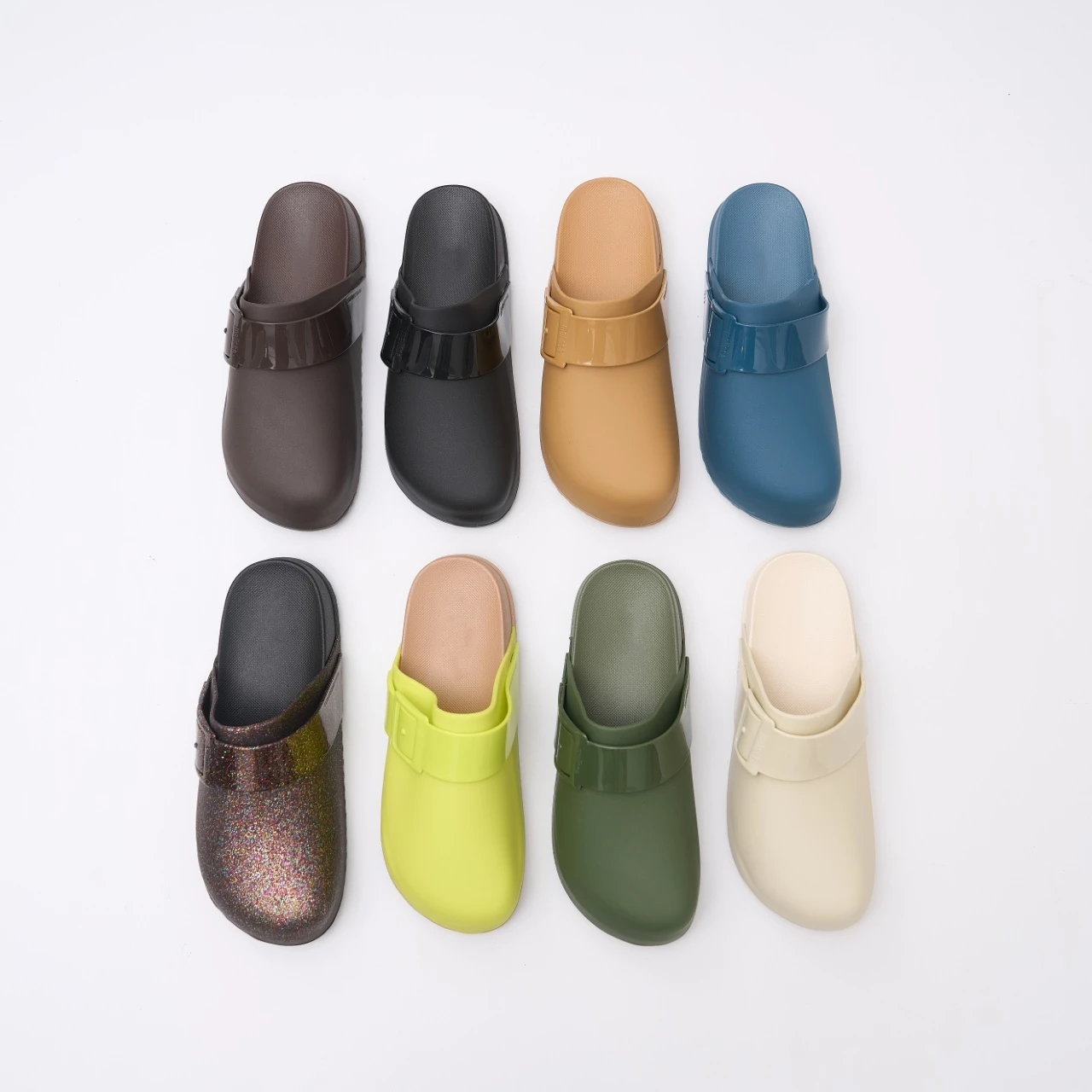 

Summer 2026 Unisex Thick Bottom Baotou Slippers Casual Jelly Shoes Adult Thick Sole Solid Color Beach Shoes Lazy Slippers 2818