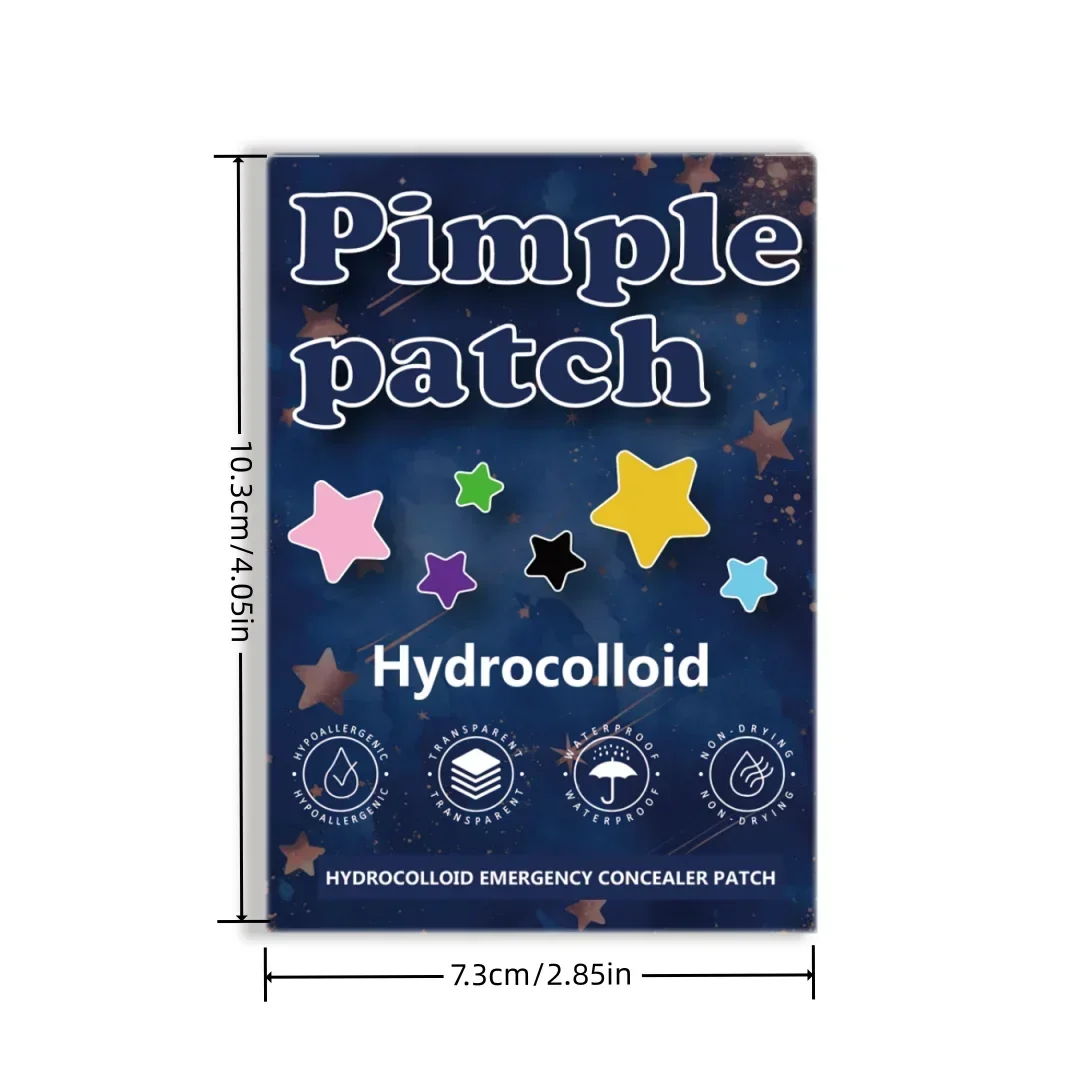 1400 قطعة من رقع حب الشباب متعددة الألوان بنجوم $% رقع حب الشباب للوجه $% رقع حب الشباب المخفي $% وبثور رقع رفيعة للغاية #6